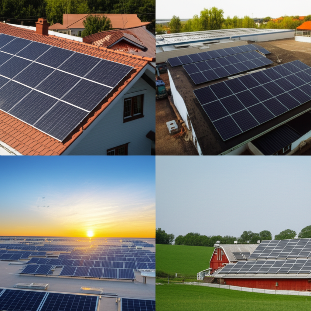 Portfólio de projetos de energia solar